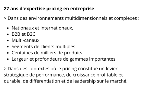 francois lenne flconsultancy pricing consulting